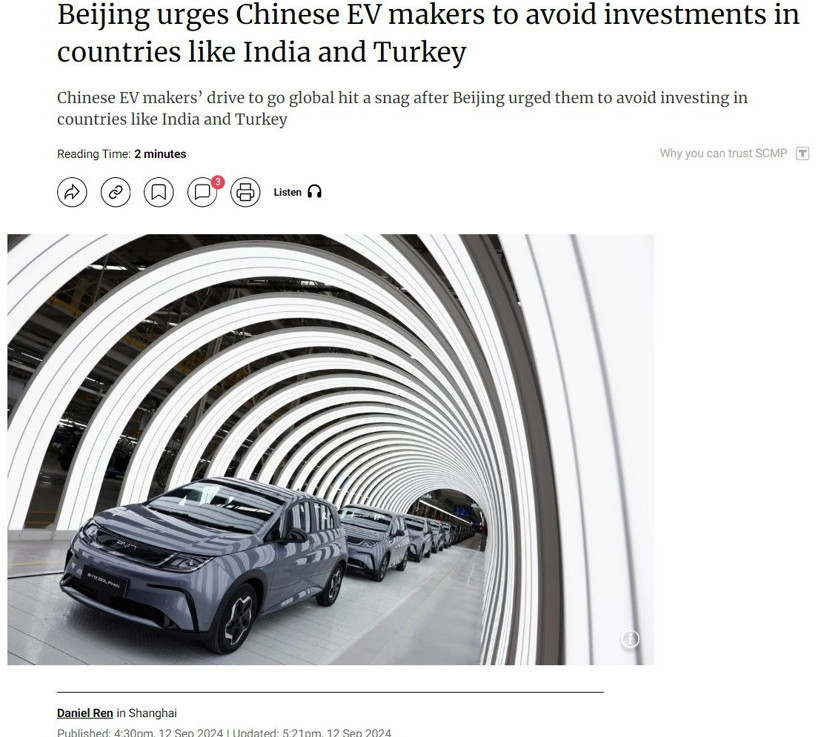 Çin EV şirketlerini uyardı: BYD Manisa'da sadece montaj mı yapacak? - Resim : 1