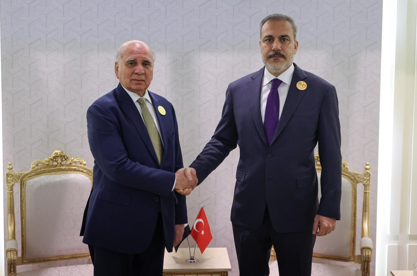 Bakan Fidan, Pakistanlı ve Iraklı mevkidaşlarıyla Riyad'da görüştü - Resim : 1