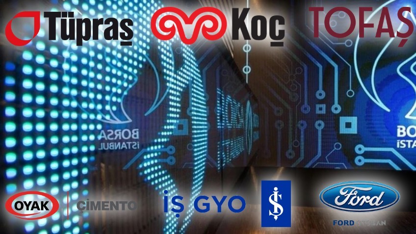 TÜPRAŞ, KOÇ, TOFAŞ, OYAK ÇİMENTO, FORD, İŞ GYO...