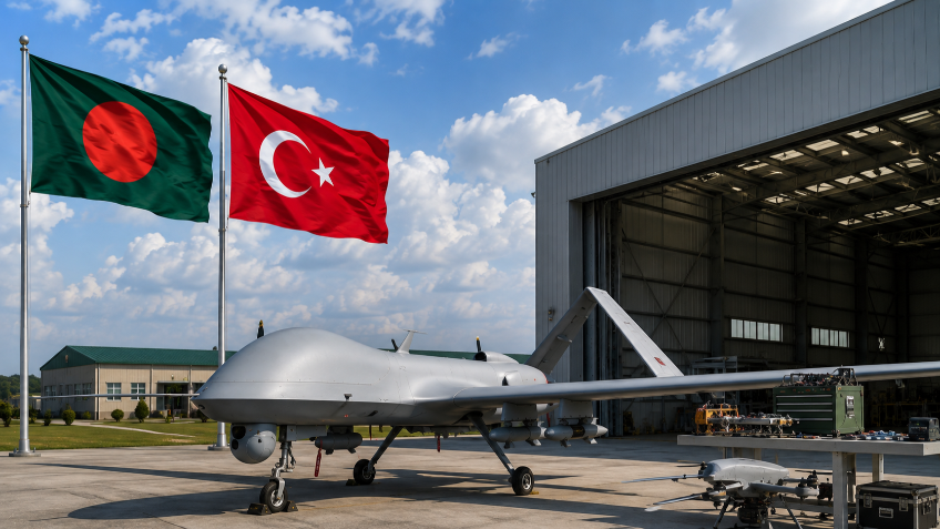 TÜRK ŞİRKETLE ANLAŞMA İMZALANDIBangladeş, Türkiye'nin kapısını çaldı! İHA sanayisi birlikte kurulacak