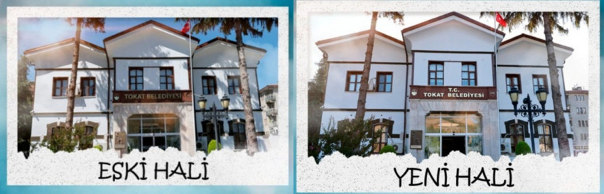 Eski ve yeni hali paylaşıldı: Belediyenin yeni tabelasında T.C. ayrıntısı - Resim : 1