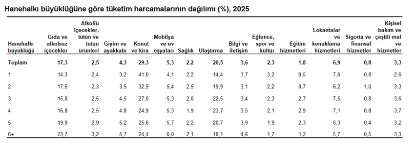 TÜİK: Vatandaşın bütçesinde en büyük yük yine konut ve kirada! - Resim : 4