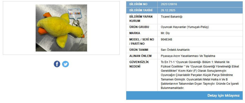 Satışı yasaklandı: Ünlü markanın bir ürünü piyasadan toplatılıyor - Resim : 1