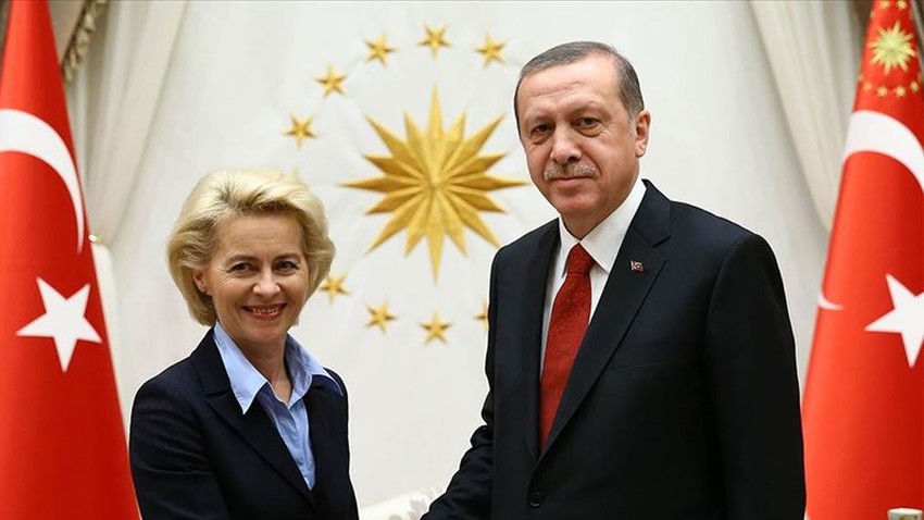 Erdoğan, AB Komisyonu Başkanı Leyen ile görüştü