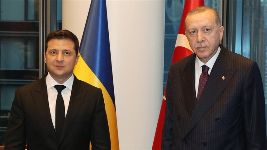 Cumhurbaşkanı Erdoğan Zelenskiy ile görüştü