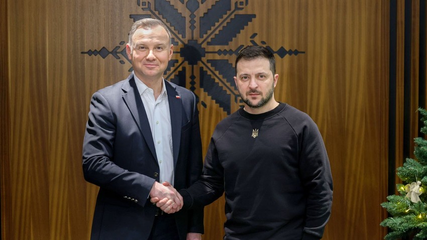 Zelenskiy, Polonya Cumhurbaşkanı Duda ile görüştü
