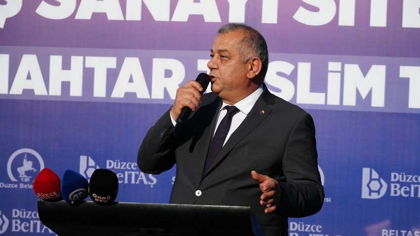 Düzce Modern Sanayi Sitesi'nde 112 işyeri sahiplerine teslim edildi. - Resim : 4