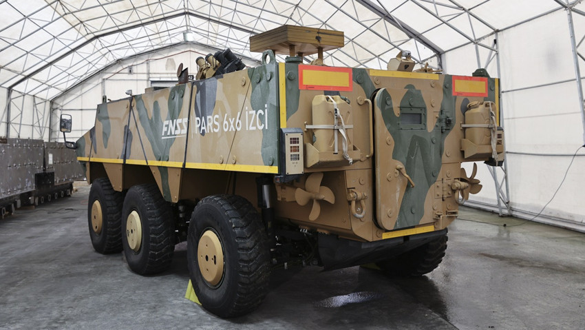 Pars İzci 6x6 ve 8x8 zırhlı araçlarda seri üretime geçiliyor - Resim : 1