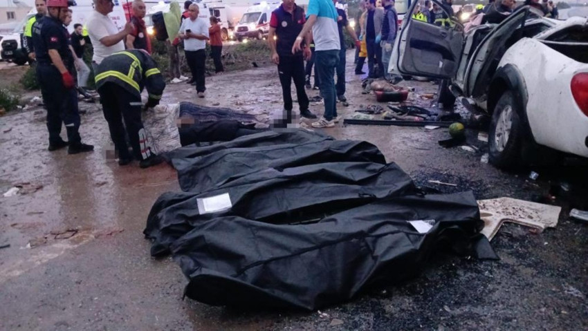 Mersin'de feci kaza: 10 ölü, 39 yaralı - Resim : 2