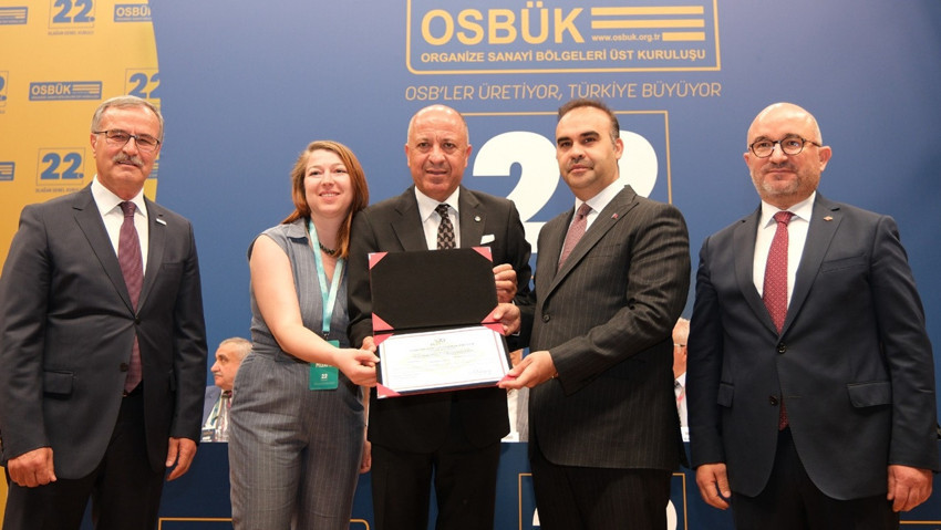 ASO 2. OSB, Yeşil OSB Belgesine hak kazandı. - Resim : 1