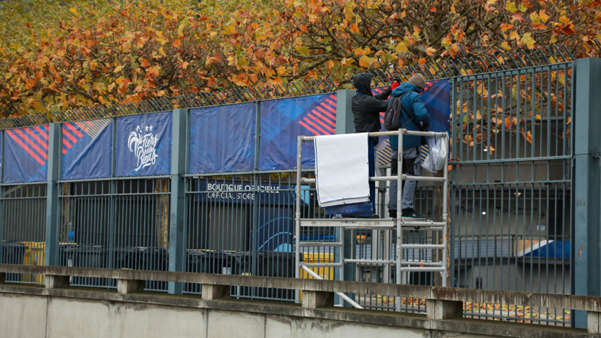 Fransa-İsrail maçı öncesi yoğun güvenlik tedbirleri - Resim : 2