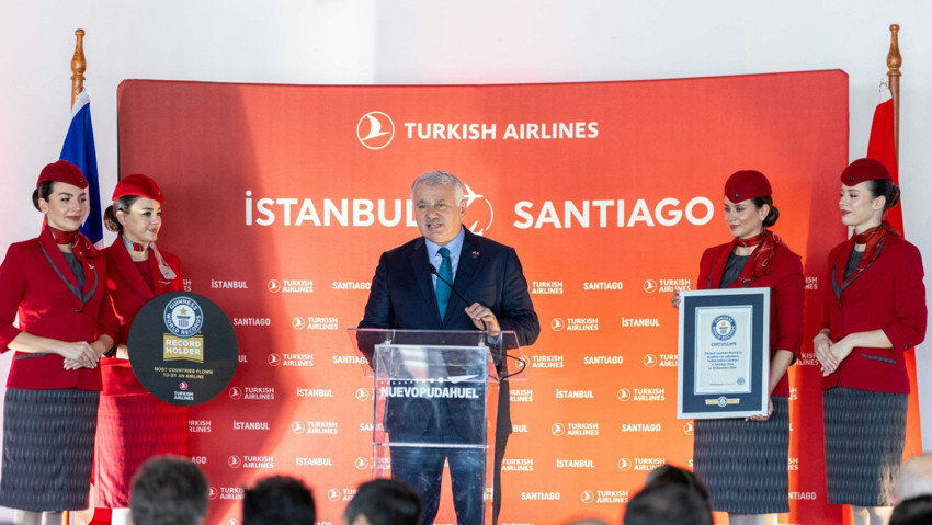 Türk Hava Yolları, Santiago seferlerine başladı - Resim : 1