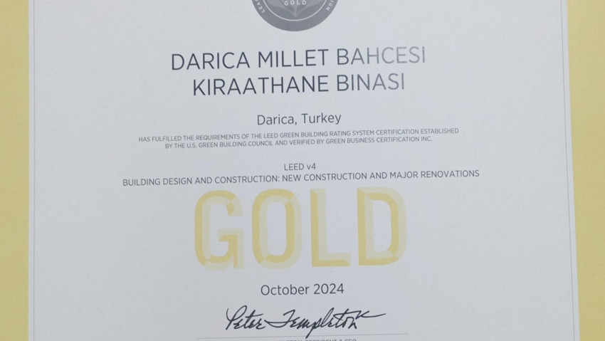 Kocaeli Büyükşehir Belediyesi “LEED Gold Sertifikası” aldı - Resim : 2