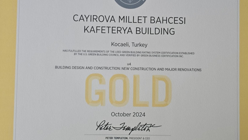 Kocaeli Büyükşehir Belediyesi “LEED Gold Sertifikası” aldı - Resim : 1