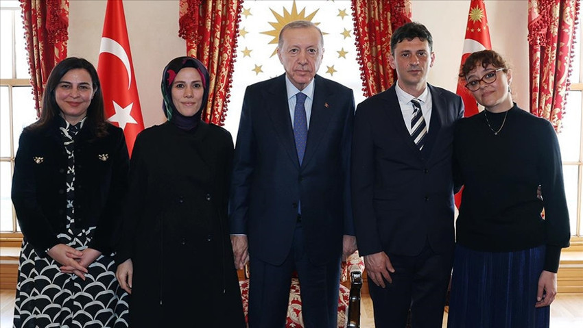 Cumhurbaşkanı Erdoğan, Mattia Ahmet Minguzzi'nin ailesiyle görüştü - Resim : 1