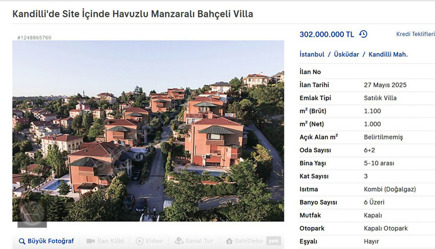Konutta fiyat çılgınlığı: Kandilli'de villa mı, İskoçya'da ada mı? - Resim : 1