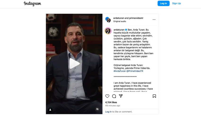 Amazon Prime duyurdu: “Arda Turan Yüzleşme” belgeselinin çekimleri başladı - Resim : 1