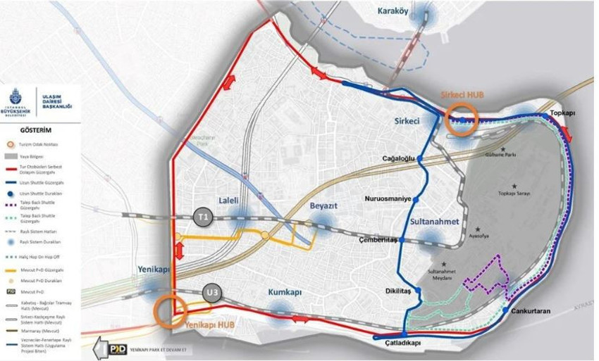 İstanbul'da yeni proje: Sirkeci-Harem hattı taşınıyor, otobüs öncelikli yol geliyor - Resim : 1