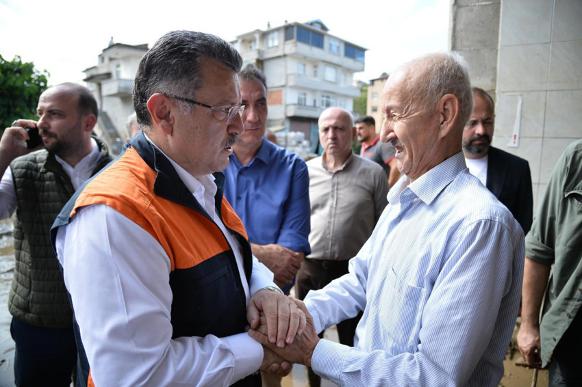 Trabzon Büyükşehir Belediye Başkanı Genç, sel bölgesindeki son durumu açıkladı - Resim : 2