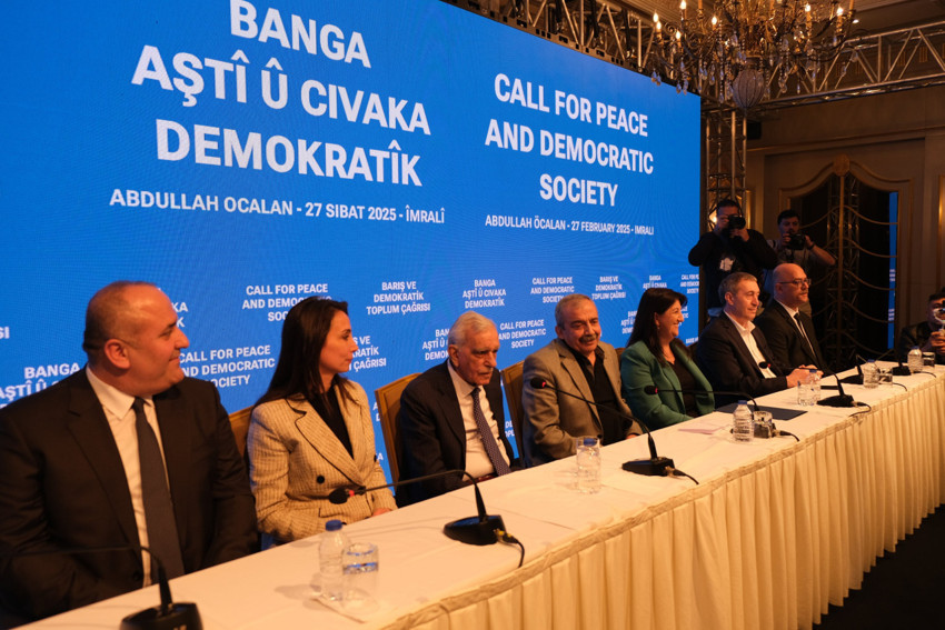 DEM Parti İmralı heyeti, teröristbaşı Öcalan'ın tarihi çağrısını açıkladı: 'PKK kendini feshetmeli' - Resim : 1
