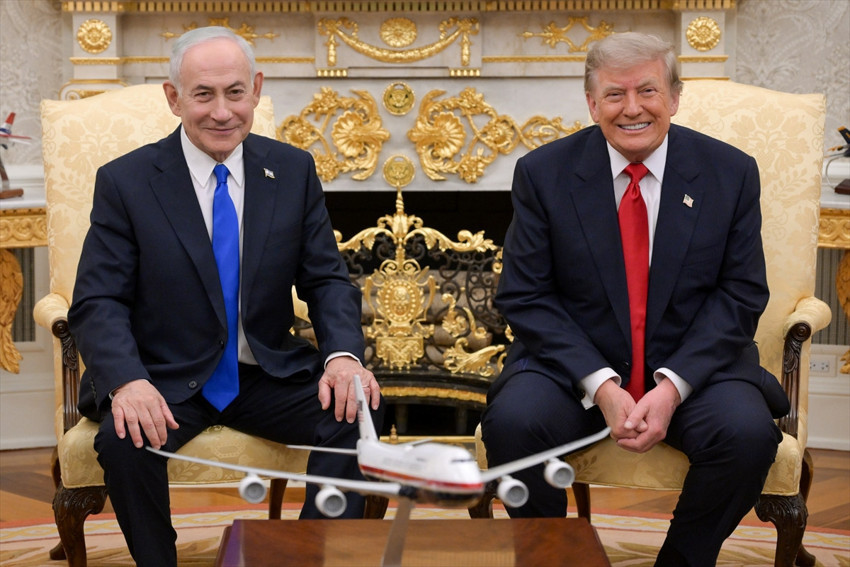 Trump ve Netanyahu, İran savaşından bu yana ilk kez yüz yüze görüştü: Masada Türkiye de vardı - Resim : 1