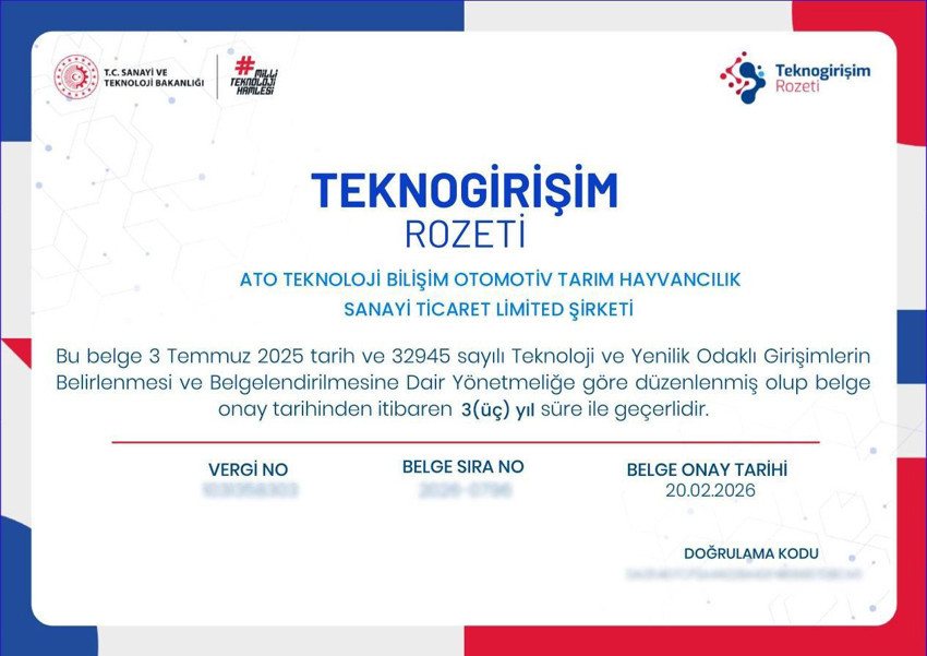 ATO Teknoloji'ye Teknogirişim Rozeti: Yeni nesil girişimler arasında yerini aldı - Resim : 1