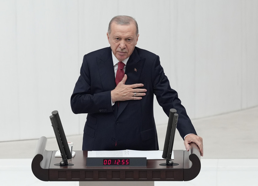 Meclis'te yeni dönem başladı... Erdoğan: Enflasyondaki düşüş yakında çarşıda, pazarda hissedilecek - Resim : 3