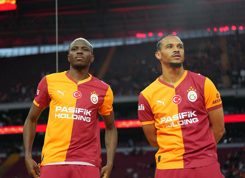 Galatasaray, Victor Osimhen ve Leroy Sane için imza töreni düzenledi - Resim : 3