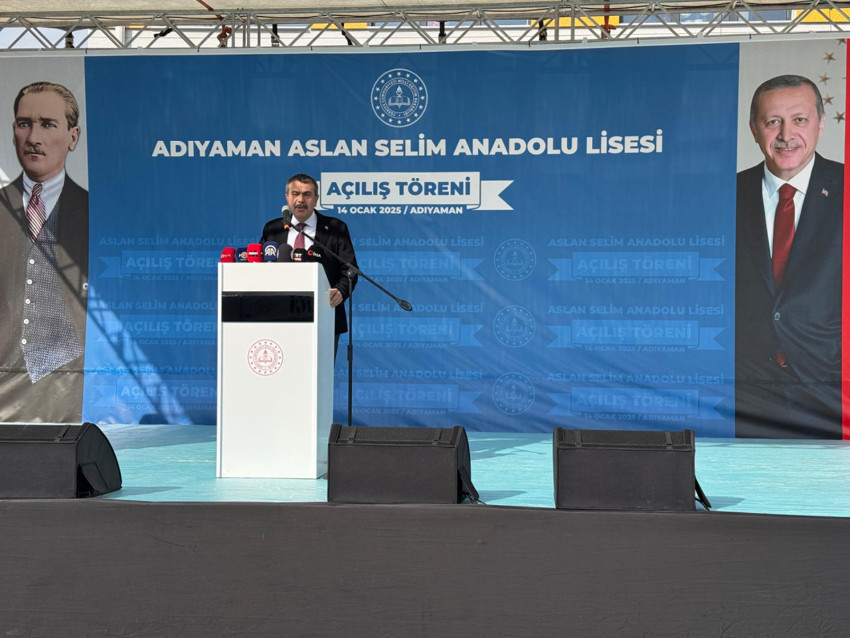 Adıyaman Aslan Selim Anadolu Lisesi açıldı! - Resim : 1