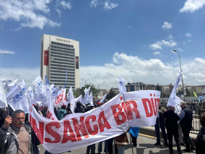 Ankara'da 1 Mayıs: Tandoğan Meydanı'na yürüyüş başladı - Resim : 1