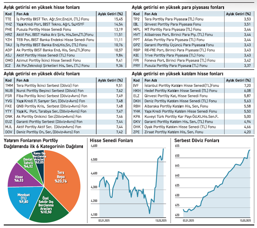 Döviz fonlarının aylık getirisi para piyasası fonlarının iki katı - Resim : 1