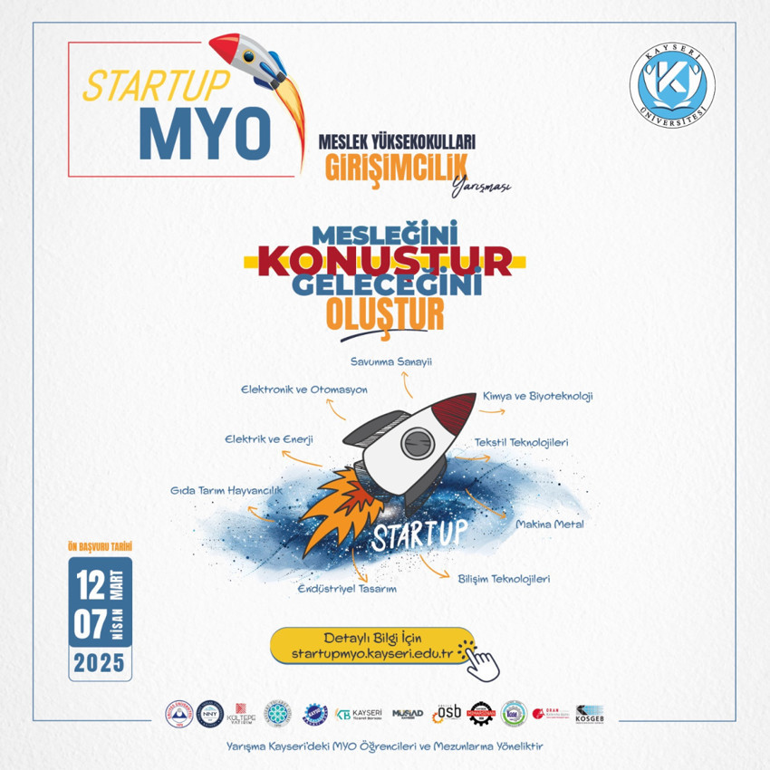 Kayseri’de MYO öğrencileri ve mezunlarına yönelik ödüllü proje yarışması - Resim : 1