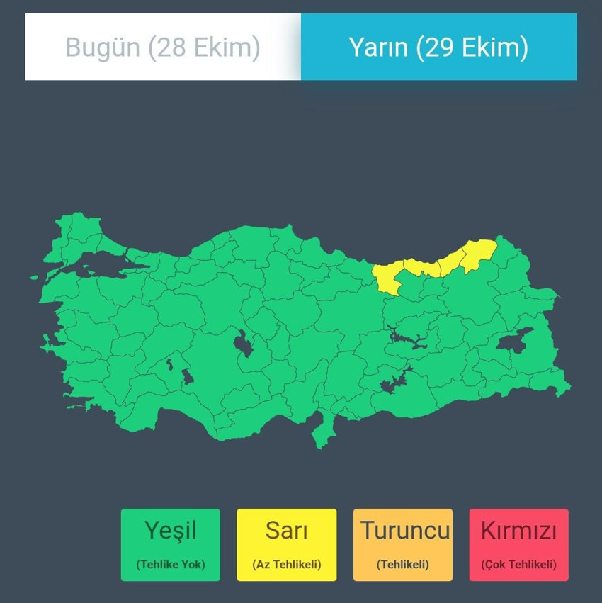 17 il i&ccedil;in bakanlıktan uyarı! &Ccedil;ok kuvvetli geliyor - Resim : 2