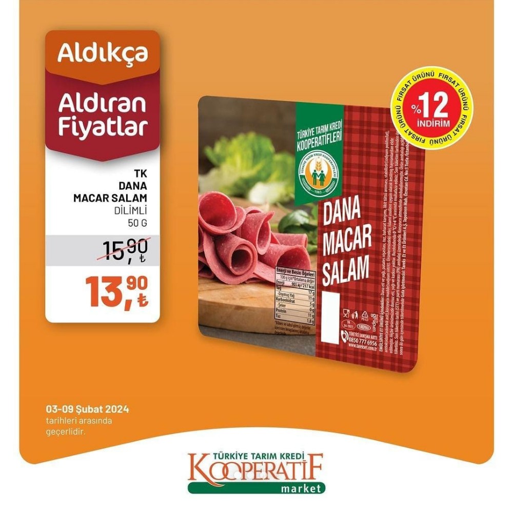Tarım Kredi Kooperatif Market 03-09 Şubat 2024 indirimli ürünler kataloğu yayımlandı! - Sayfa 35
