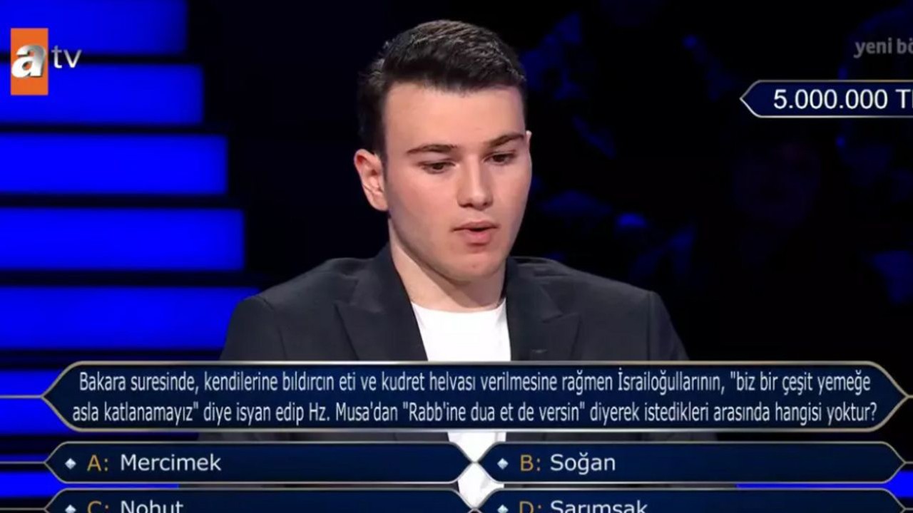 5 Milyon Tllik Soruyu Bildi Berk Göktaş Aslında Kaç Tl Alacak Ekonomim