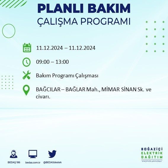 İstanbullular dikkat: 19 ilçede elektrik kesintisi olacak! BEDAŞ duyurdu hemen listeyi kontrol edin - Sayfa 6