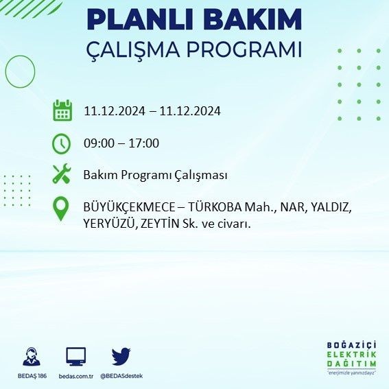 İstanbullular dikkat: 19 ilçede elektrik kesintisi olacak! BEDAŞ duyurdu hemen listeyi kontrol edin - Sayfa 17