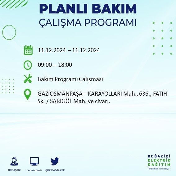 İstanbullular dikkat: 19 ilçede elektrik kesintisi olacak! BEDAŞ duyurdu hemen listeyi kontrol edin - Sayfa 23