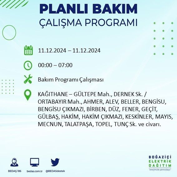 İstanbullular dikkat: 19 ilçede elektrik kesintisi olacak! BEDAŞ duyurdu hemen listeyi kontrol edin - Sayfa 26