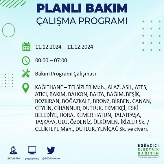İstanbullular dikkat: 19 ilçede elektrik kesintisi olacak! BEDAŞ duyurdu hemen listeyi kontrol edin - Sayfa 27