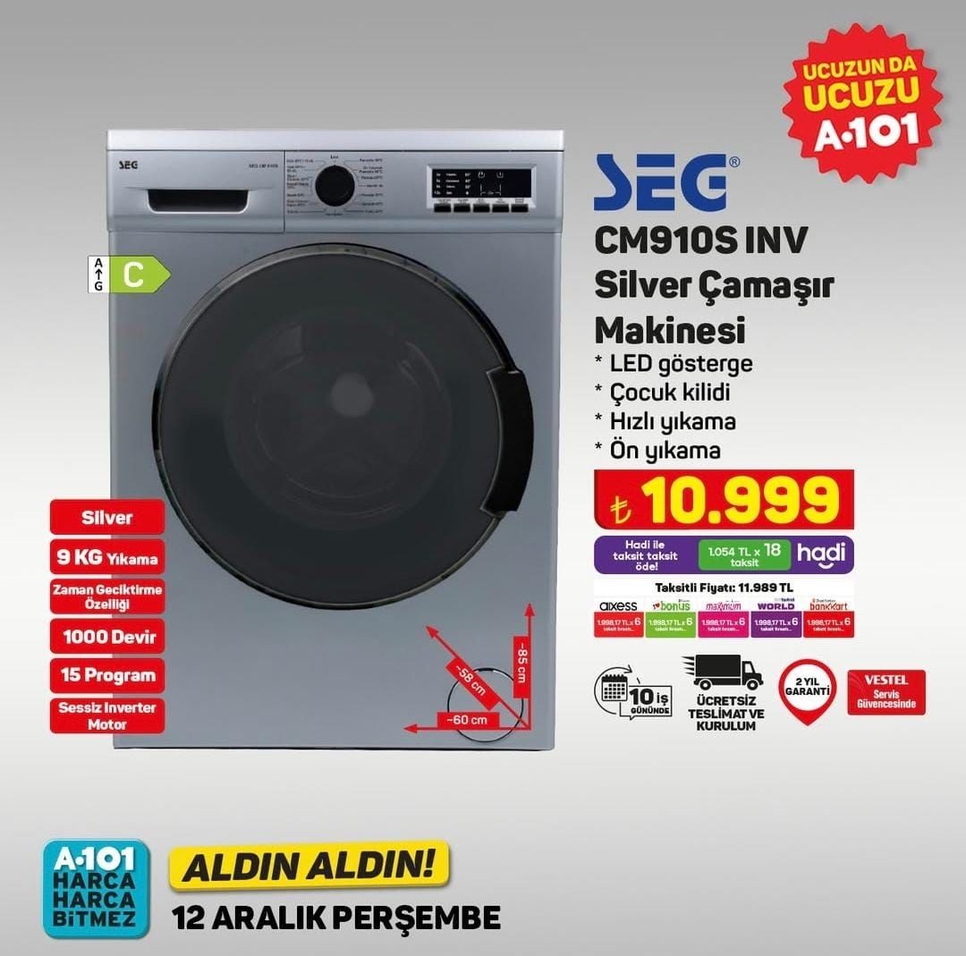 A101 market 12-18 Aralık 2024 indirim kataloğu yayımlandı! A101'de hangi ürünlerde indirim var? - Sayfa 3