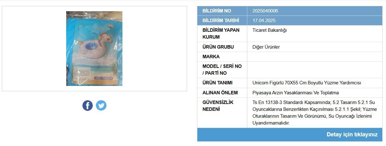 Piyasadan toplatılıyor! Ticaret Bakanlığı bazı plaj ürünlerinin satışını yasakladı - Sayfa 8