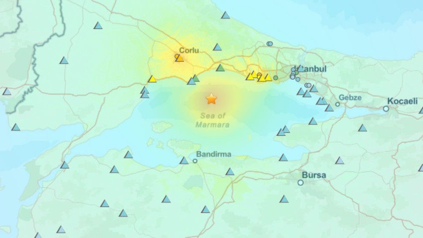 ABD'li kurum açıkladı: İstanbul’un ilçeleri depremi kaç şiddetinde hissetti? - Sayfa 1