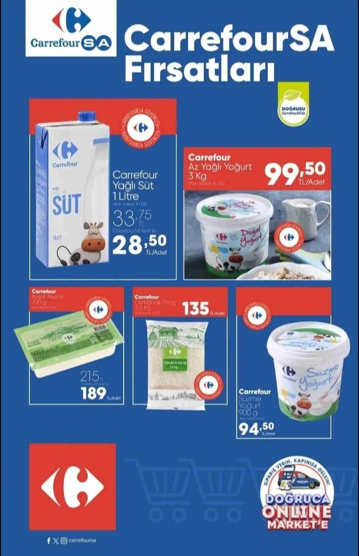 CarrefourSA’da zeytinyağında 180 TL indirim! (CARREFOURSA AKTÜEL ÜRÜNLER KATALOĞU) - Sayfa 1