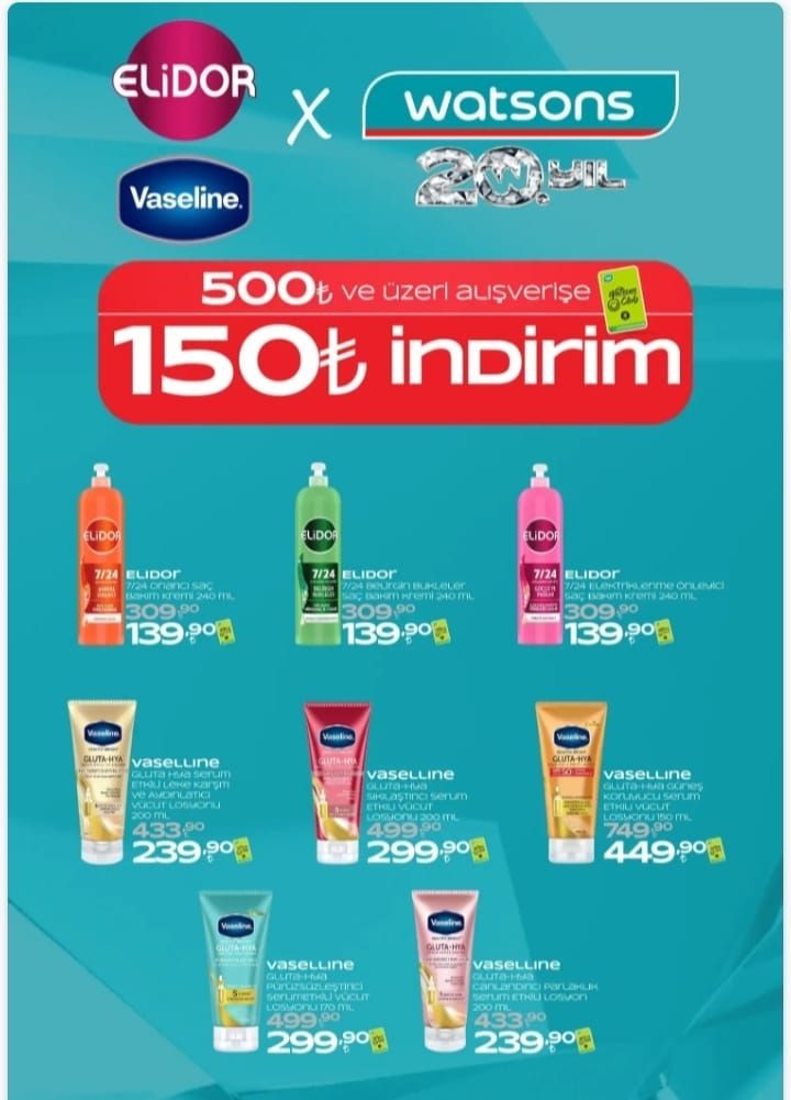 Hanımlar müjde! Watsons’ta 500 TL ve üzeri alışverişlerinizde geçerli 150 TL indirim fırsatı var - Sayfa 2