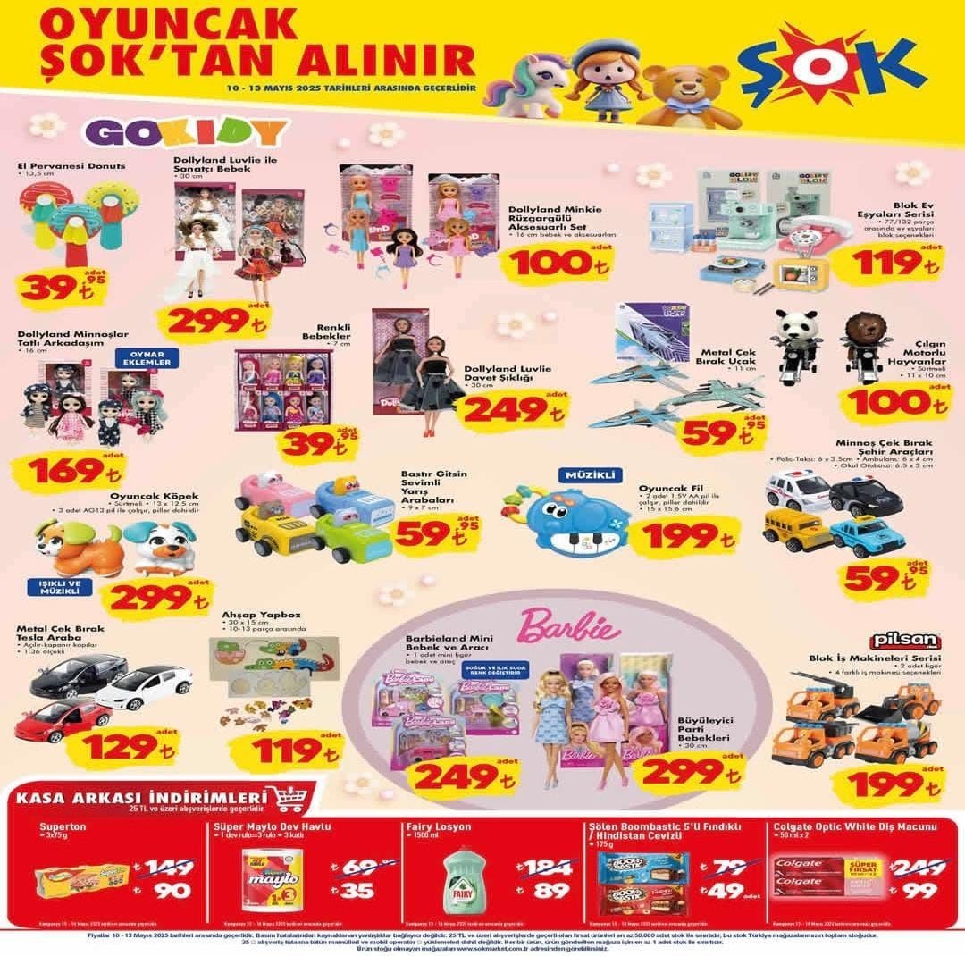 ŞOK markete Oyuncaklar geliyor! ŞOK 10 Mayıs 2025 Cumartesi aktüel ürünler kataloğu yayımlandı! - Sayfa 1
