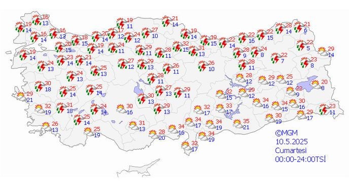Sıcaklık düşüyor, yağış geliyor: Meteoroloji'den 23 kent için sarı kodlu alarm! - Sayfa 1
