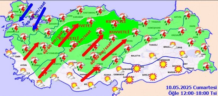 Sıcaklık düşüyor, yağış geliyor: Meteoroloji'den 23 kent için sarı alarm! - Sayfa 3
