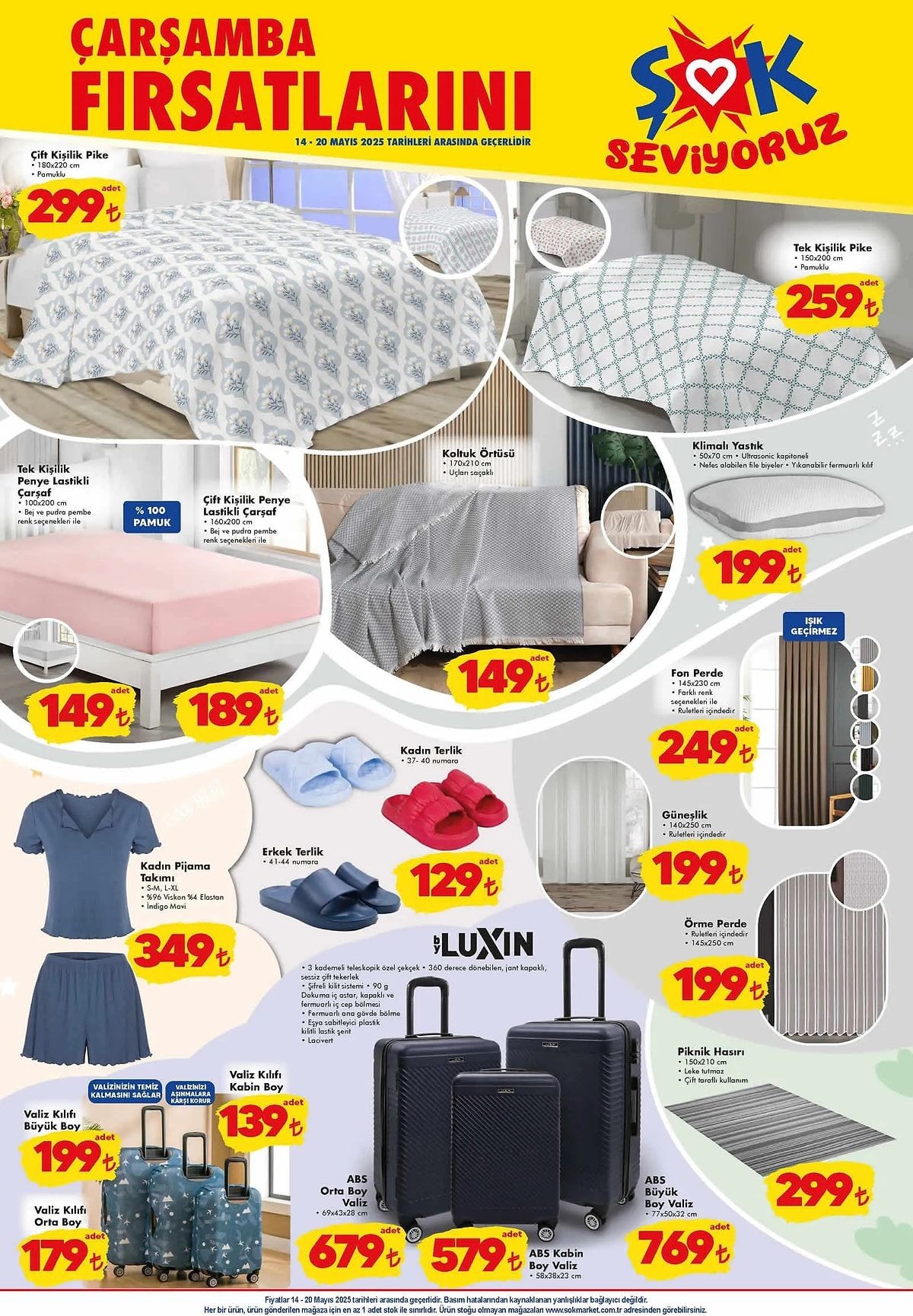 Offres CHOC du mercredi ! Un ensemble de valises triples arrive à ŞOK ! (ŞOK 14-20 MAI CATALOGUE PRODUITS ACTUELS) - Page 1