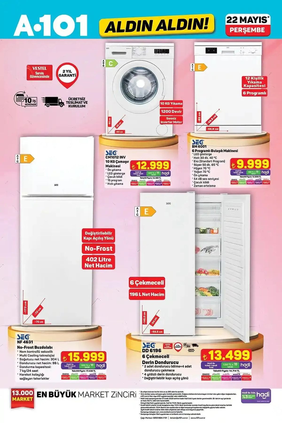 A101’e 22 Mayıs Perşembe günü Çekme Karavan geliyor! (A101 22 Mayıs 2025 AKTÜEL ÜRÜNLER KATALOĞU) - Sayfa 2